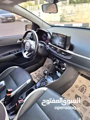  7 كيا بيكانتو 2019 بصمه فل الفل  عداد أصلي ( 27 ) ألف كيلو