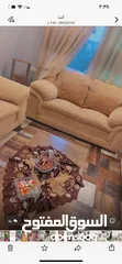  1 طقم كنب 7 مقاعد بحالة جيدة - بسعر مميز !