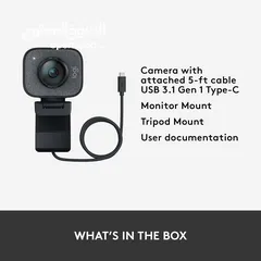  4 Logitech cam for Creators StreamCam Premium Webcam
