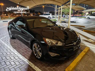  5 HYUNDAI GENESIS COUPE 2015 AUTOMATIC GEAR SUNROOF USA