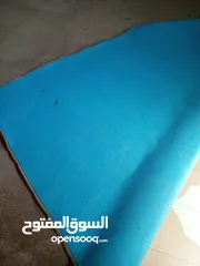  4 موكيتة ثقيلة وسرير حديد