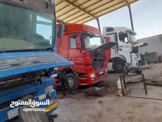  5 مركز صيانه شاحنات MAN  والفولفو     MP4   مرسيدس