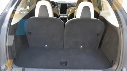  15 2017 Tesla Model X75 D  فحص كامل وارد الوكاله 6 مقاعد