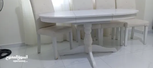  5 طاولة سفره ايكيا اربع مقاعد