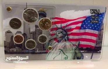  10 ستاندات منوعه عالميه يحتوي بالداخل على قطع معدنيه وفضيه انسر