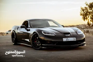  12 Corvette C6 2008 Ls3 Targa Top 500HP بحالة الوكالة
