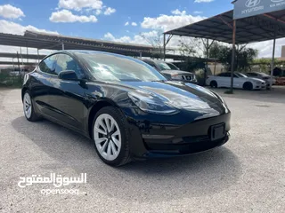  2 تيسلا3 موديل 2022 فل جنط الفل تصلح الاعفاءات والجمرك