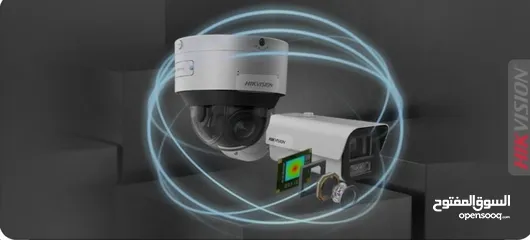  4 كاميرات مراقبة 5 ميجا عدد 4 ملون 24ساعة و رؤية ليلية ب149 دينارCAMERA HIKVISION