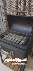  1 2 burner gas barbecue charcoal grill