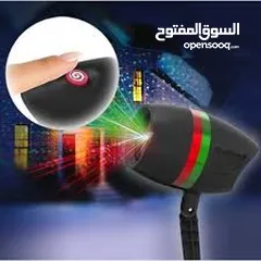  2 اضاءه ديكور   بعيدة المدي  داخل المنزل او خارجه او حديقه حبيبات مضيئه تسبح  على واجهة العماره او حائ