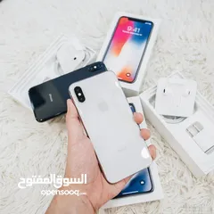  8 متوفر ايفونات X الاصلي جيجا 64 و 256 بطارية مشكل اصلي هدية كفر ولزقة وشاحن الاصلي متوفر توصيل