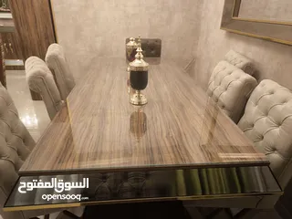  1 غرفة سفرة فاخره بحال الجديد