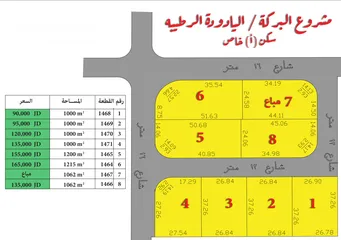  1 قطع ارضي مميزة جداا سكن أ خاص في اجمل مناطق اليادودة على سارع وشارعين وبسعر مغري جداا