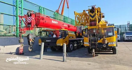  2 SANY 50 TON CRANE !! BRAND NEW !!  DUBAI  SAUDI ARABIA  رافعة ساني 50 طن!! علامة تجارية جديدة !!