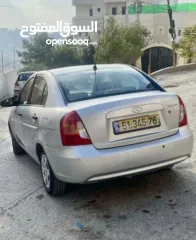  3 هونداي اكسنت 2010  متور 1.6 بنزين  سيارة شبه جديدة