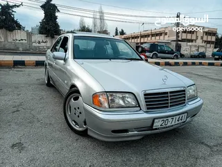  3 مرسيدس بنز C200 1997 فل اوتوماتيك اعلى صنف بحالة الوكاله مميزه بسعر مغري