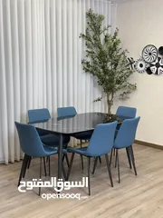  13 طاولات سفرة معدن ورخام فاخرة
