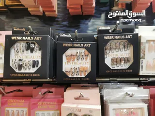  1 ظوافر fake nails  hard gel