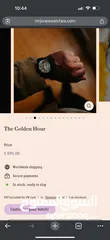  13 Mr. Jones watches for sale (silent thief) & (The golden hour)
