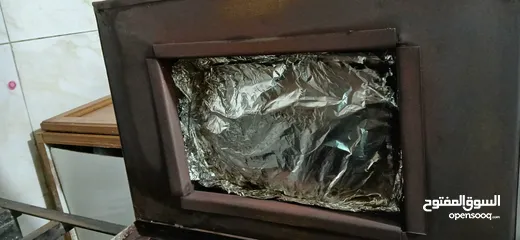  3 ,,فرن عربي صالح بحالة جيدة مع ساعة غاز وبربيش جاهز للاستخدام
