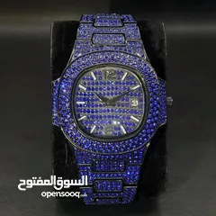  4 Diamond Iced Out Watches For Men  Waterproof Good Quality