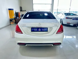  7 مرسيدس S500 ابيض داخل بيج 5 فصوص خليجي