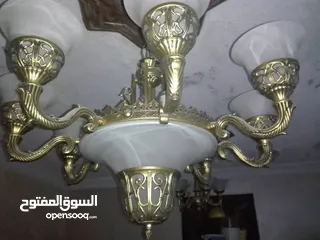  6 ثريات بحاله ممتازه