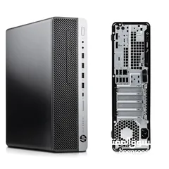 1 HP EliteDesk 800 G3 Small Form Factor PC, Intel Core Quad i5 6500 up to 3.6 GHz, 8GB DDR4, 256G