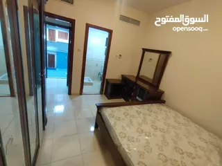  10 للايجار الشهري شقة غرفة وصالة مفروشة بالكامل في عجمان منطقة الراشدية
