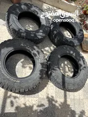  2 امريكي للبيع: 4 إطارات BFGoodrich 285/70R بحمولة 121/118R