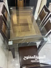  1 طاوله سفره للبيع بحاله الوكاله ما بستخدمها ابدا للبيع