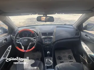  6 هونداي اكسنت 2014 ديزل 4 غيار 1600cc فل اضافات