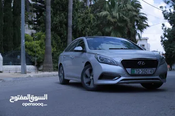  7 سياره للايجار هونداي سوناتا هايبرد 2019 فل بانوراما اقوووى العروض من  الدبلوماسي لتأجيــــر السيارات