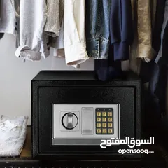  6 خزنة نقود فولاذية مزودة بنظام رقمي ومفتاح لضمانة حماية لا تخترق