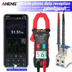  5 Bluetooth Digital Clamp meter True RMS  ساعة فحص كلامب بلوتوث إحترافي للمهندسين والفنيين