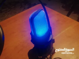  2 RGB mic usb with stand small
