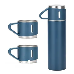  2 • زجاجة حرارية مع كوب للقهوة - Insulated Travel Bottle with Coffee Cup