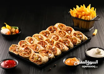  5 مطعم . شاورما . بروستد . زنجر . فروج . وسناكات  شغال 100%  للبيع أو للإيجار والضمان  بكامل المعدات..