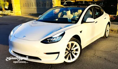  28 تيسلا 2021 فحص كامل 7 جــيــد بدون ملاحظات غرفة جلد ابيض جنط19 لون مميز بحالة الوكالة حره بسعر لقطة