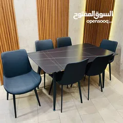  13 ميز طعام 6كراسي بسعر 235الف