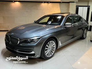  3 BMW 740Le 2017 وارد شركه ابو خضر مالك اول فل كامل اعلى تصنيف فحص كامل بحاله الوكاله