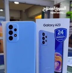  3 مستعمل بسيط Samsung A23 رام 8   جيجا 128 أغراضة والكرتونه الأصلية متوفر توصيل