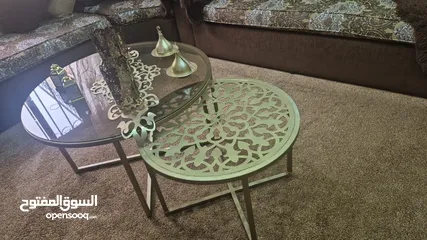  1 طاولة وسط قطعتين