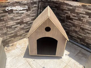 18 بيت للكلاب او القطط خشب لاتيه 18 قوي ومتين عده موديلات وألوان