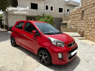  1 كيا بيكانتو 2016 للبيع اوتمات بنزين ماتور 1250 جنط مغنيسيوم تحكم ستيرنك   السيارة بالصلاة على النبي