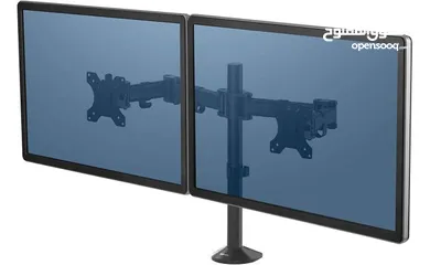 3 حامل الشاشات المزدوج من Fellowes – التصميم الذكي لمساحة عمل متوازنة