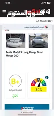  2 فحص كامل Tesla model 3 long range 2021 قابل للبدل