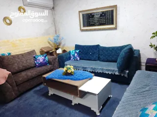  6 كنب تفصيل بحالة جيدة بس بحاجة لدراي كلين