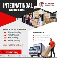  1 Bahrain movers and Packers  Moving Installing Furniture House Villa office flat  packing Unpacking