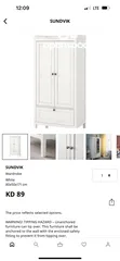  3 Kids wardrobe + changing table with drawers! IKEA